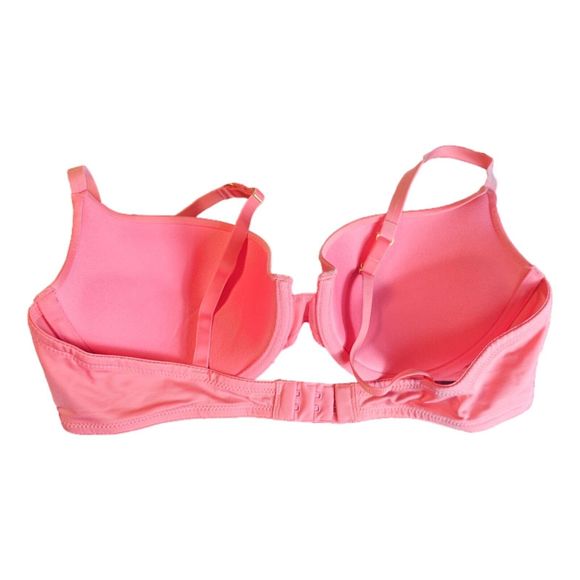 Gillian & O’Malley 36B BRA Pink Color Microfiber Balconette Padded Push Bra NWT - Picture 2 of 4